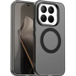 Phonesta HardFrost Back Cover hoesje met MagSafe voor Xiaomi 15T Pro - Mat Zwart