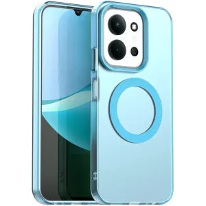 Phonesta HardFrost Back Cover hoesje met MagSafe voor Xiaomi Redmi 15C / Xiaomi Poco C85 - Mat Blauw