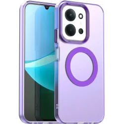 Phonesta HardFrost Back Cover hoesje met MagSafe voor Xiaomi Redmi 15C / Xiaomi Poco C85 - Mat Paars