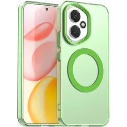 Phonesta HardFrost Back Cover hoesje met MagSafe voor HONOR 400 - Mat Groen