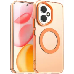 Phonesta HardFrost Back Cover hoesje met MagSafe voor HONOR 400 - Mat Oranje