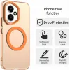 Phonesta HardFrost Back Cover hoesje met MagSafe voor HONOR 400 - Mat Oranje 5