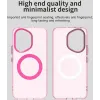 Phonesta HardFrost Back Cover hoesje met MagSafe voor HONOR 400 - Mat Roze 3