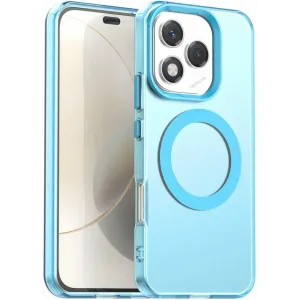 Phonesta HardFrost Back Cover hoesje met MagSafe voor HONOR 400 Lite - Mat Blauw