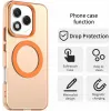 Phonesta HardFrost Back Cover hoesje met MagSafe voor HONOR 400 Lite - Mat Oranje 5