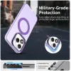 Phonesta HardFrost Back Cover hoesje met MagSafe voor HONOR 400 Lite - Mat Paars 6