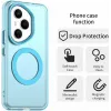 Phonesta HardFrost Back Cover hoesje met MagSafe voor HONOR 400 Pro - Mat Blauw 5