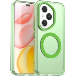 Phonesta HardFrost Back Cover hoesje met MagSafe voor HONOR 400 Pro - Mat Groen