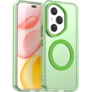 Phonesta HardFrost Back Cover hoesje met MagSafe voor HONOR 400 Pro - Mat Groen