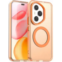 Phonesta HardFrost Back Cover hoesje met MagSafe voor HONOR 400 Pro - Mat Oranje