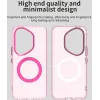 Phonesta HardFrost Back Cover hoesje met MagSafe voor HONOR 400 Pro - Mat Roze 3