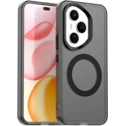 Phonesta HardFrost Back Cover hoesje met MagSafe voor HONOR 400 Pro - Mat Zwart