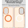 Phonesta HardFrost Back Cover hoesje met MagSafe voor Xiaomi Poco F7 - Mat Oranje 3