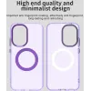 Phonesta HardFrost Back Cover hoesje met MagSafe voor Xiaomi Poco F7 - Mat Paars 3