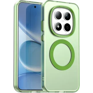 Phonesta HardFrost Back Cover hoesje met MagSafe voor Xiaomi Redmi Note 15 Pro 5G - Mat Groen