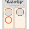 Phonesta HardFrost Back Cover hoesje met MagSafe voor Xiaomi Redmi Note 15 Pro 5G - Mat Oranje 2