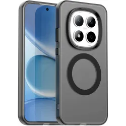 Phonesta HardFrost Back Cover hoesje met MagSafe voor Xiaomi Redmi Note 15 Pro 5G - Mat Zwart