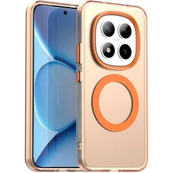 Phonesta HardFrost Back Cover hoesje met MagSafe voor Xiaomi Redmi Note 15 Pro Plus / Xiaomi Poco M8 Pro - Mat Oranje
