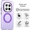 Phonesta HardFrost Back Cover hoesje met MagSafe voor Xiaomi Redmi Note 15 Pro Plus / Xiaomi Poco M8 Pro - Mat Paars 4