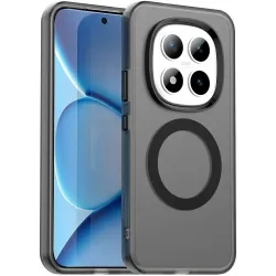 Phonesta HardFrost Back Cover hoesje met MagSafe voor Xiaomi Redmi Note 15 Pro Plus / Xiaomi Poco M8 Pro - Mat Zwart