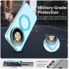 Phonesta HardFrost Back Cover hoesje met MagSafe voor HONOR Magic8 Lite - Mat Blauw 6