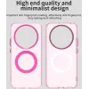 Phonesta HardFrost Back Cover hoesje met MagSafe voor HONOR Magic8 Lite - Mat Roze 2