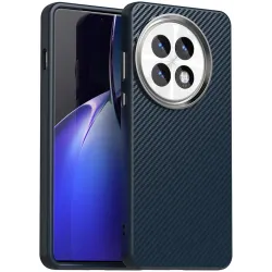 Phonesta IMD Carbon Fiber Back Cover hoesje voor OnePlus 13 - Donkerblauw