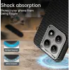 Phonesta IMD Carbon Fiber Back Cover hoesje voor Xiaomi 14T - Zwart 4