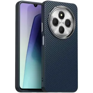 Phonesta IMD Carbon Fiber Back Cover hoesje voor Xiaomi Redmi 14C / Xiaomi Poco C75 - Donkerblauw
