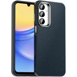Phonesta IMD Carbon Fiber Back Cover hoesje voor Samsung Galaxy A16 - Donkerblauw