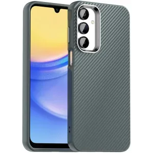 Phonesta IMD Carbon Fiber Back Cover hoesje voor Samsung Galaxy A16 - Grijs