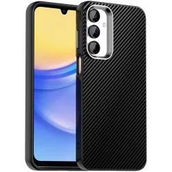 Phonesta IMD Carbon Fiber Back Cover hoesje voor Samsung Galaxy A16 - Zwart