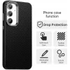 Phonesta IMD Carbon Fiber Back Cover hoesje voor Samsung Galaxy S24 FE - Zwart 2