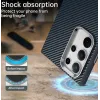 Phonesta IMD Carbon Fiber Back Cover hoesje voor Samsung Galaxy S24 Ultra - Donkerblauw 3