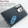 Phonesta IMD Carbon Fiber Back Cover hoesje voor Samsung Galaxy S24 Ultra - Donkerblauw 4