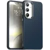 Phonesta IMD Carbon Fiber Back Cover hoesje voor Samsung Galaxy S25 Plus/S24 Plus - Donkerblauw