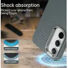 Phonesta IMD Carbon Fiber Back Cover hoesje voor Samsung Galaxy S25/S24 - Grijs 3