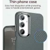 Phonesta IMD Carbon Fiber Back Cover hoesje voor Samsung Galaxy S25/S24 - Grijs 5
