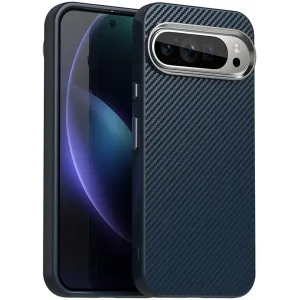 Phonesta IMD Carbon Fiber Back Cover hoesje voor Google Pixel 9 Pro XL - Donkerblauw