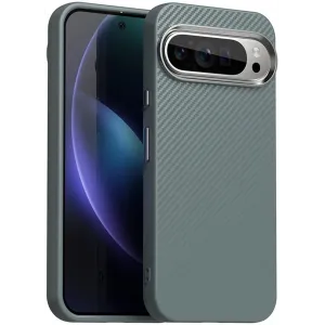 Phonesta IMD Carbon Fiber Back Cover hoesje voor Google Pixel 9 Pro XL - Grijs