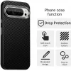 Phonesta IMD Carbon Fiber Back Cover hoesje voor Google Pixel 9 Pro XL - Zwart 1