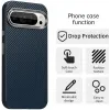Phonesta IMD Carbon Fiber Back Cover hoesje voor Google Pixel 9 / 9 Pro - Donkerblauw 2