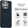 Phonesta IMD Carbon Fiber Back Cover hoesje voor Motorola Edge 60 Neo/Edge 50 Neo / ThinkPhone 25 - Donkerblauw 2