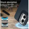 Phonesta IMD Carbon Fiber Back Cover hoesje voor Motorola Moto G35 - Donkerblauw 3