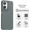 Phonesta IMD Carbon Fiber Back Cover hoesje voor Motorola Moto G35 - Grijs 2