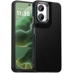 Phonesta IMD Carbon Fiber Back Cover hoesje voor Motorola Moto G35 - Zwart