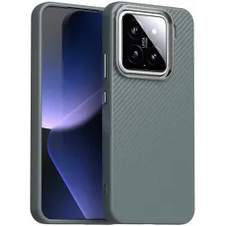 Phonesta IMD Carbon Fiber Back Cover hoesje voor Xiaomi 15 - Grijs