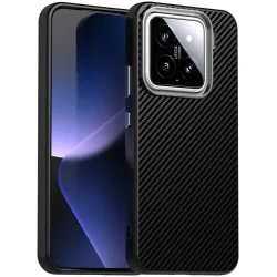 Phonesta IMD Carbon Fiber Back Cover hoesje voor Xiaomi 15 - Zwart