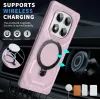 Phonesta IronLock Back Cover hoesje met ring en MagSafe voor Xiaomi Redmi Note 14 Pro 4G/5G/14 Pro Plus / Xiaomi Poco X7 - Roze 2
