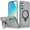 Phonesta IronLock Back Cover hoesje met ring en MagSafe voor Samsung Galaxy A17/A16/A26 - Grijs